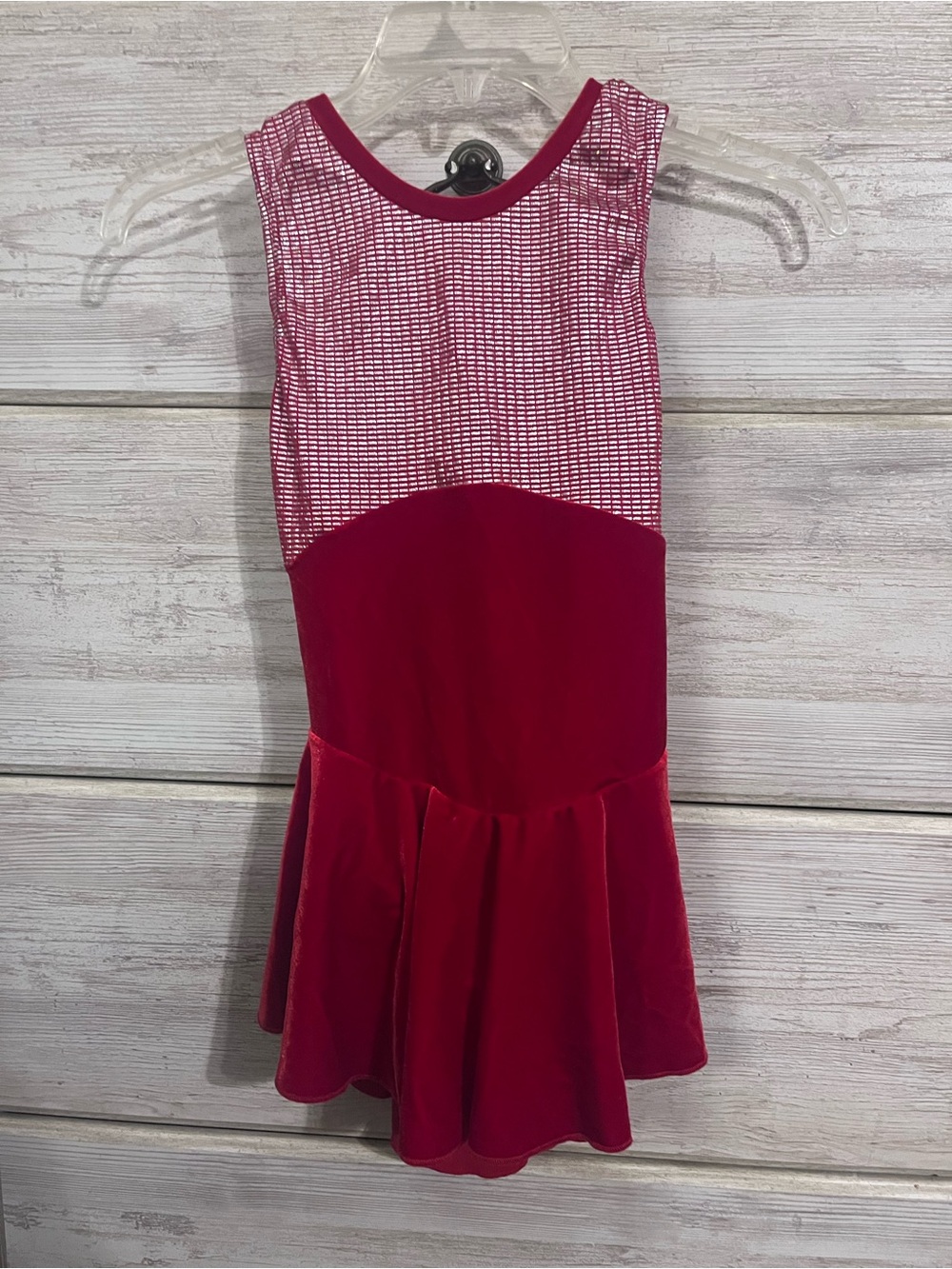 Girls Magenta Dance Dress with Skirt